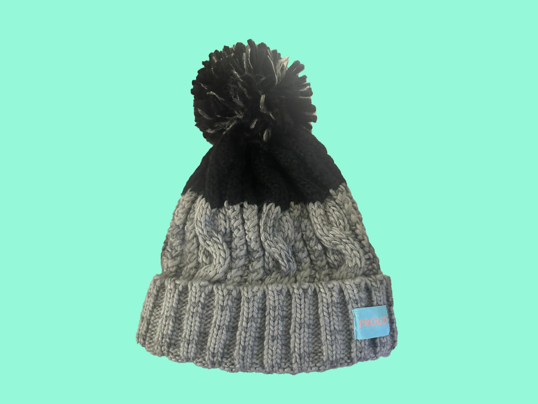 'The Knitted Pom Pom' Silky Beanie