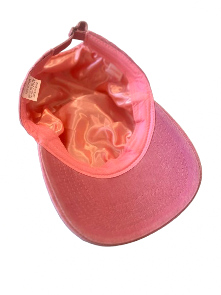 Silky lined baseball cap