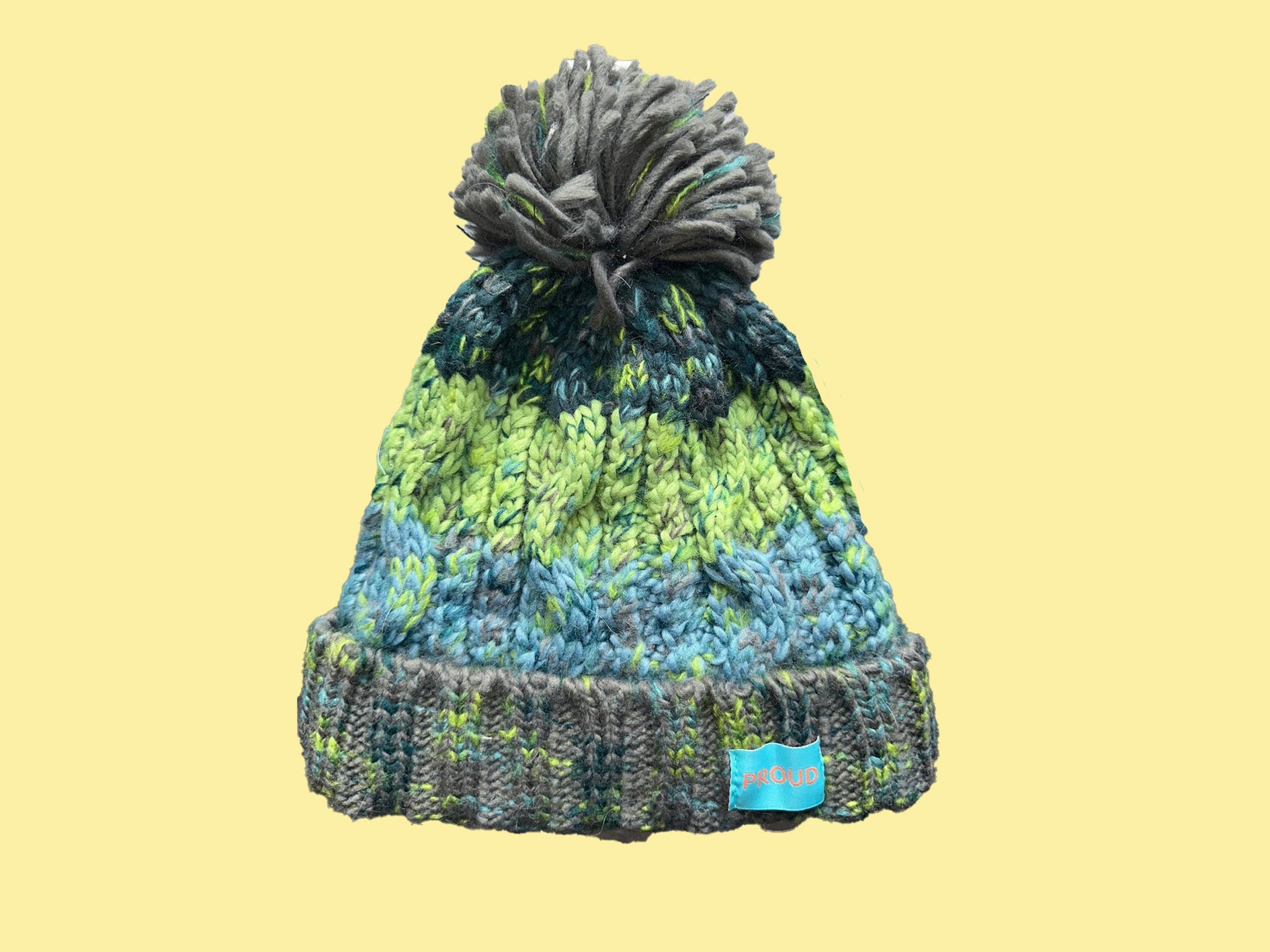 'The Knitted Pom Pom' Silky Beanie